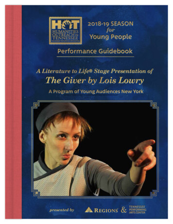 The Giver TPAC Performance Guidebook