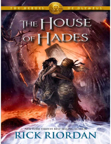 The House Of Hades - Rick Riordan