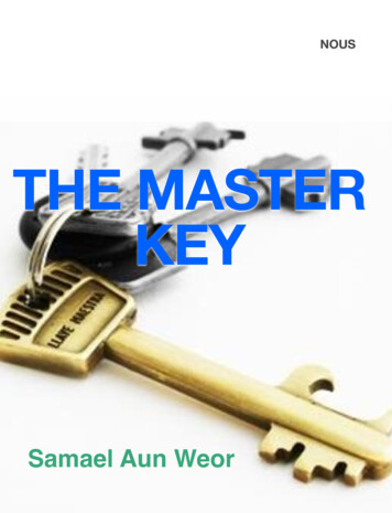 THE MASTER KEY - Lecturesgnosis