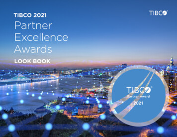 TIBCO 2021 Partner Excellence Awards