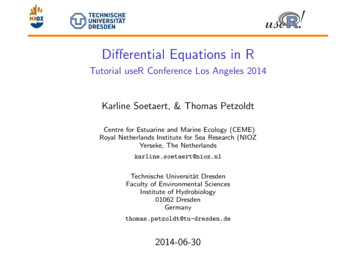 Di Erential Equations In R