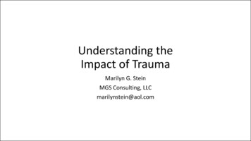 Understanding The Impact Of Trauma - JCJC