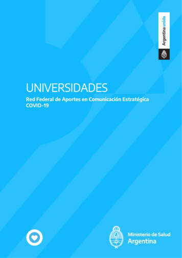 UNIVERSIDADES - Archivo.fcc.unc.edu.ar