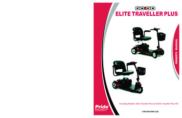 ELITE TRAVELLER PLUS - Pride Mobility Products Corp.