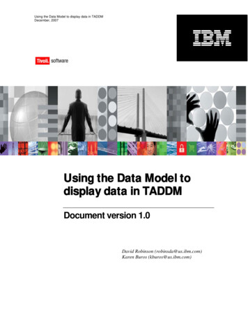 Document Version 1 - TDI Users