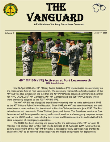 The Vanguard - U.S. Department Of Defense