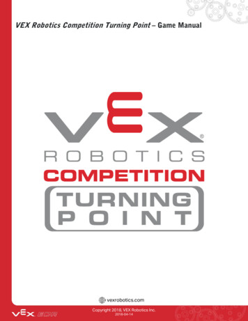 VEX Robotics Competition Turning Point - Game Manual