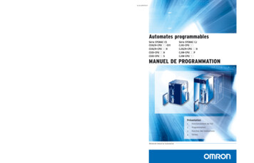 CS-CJ-Series Manuel De Programmation - Omron