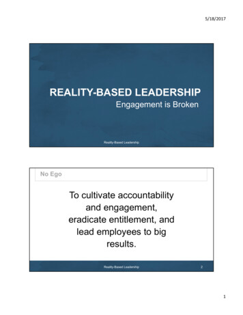 Reality-based Leadership - Gma Shrm