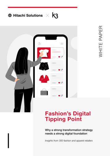 Fashion's Digital Tipping Point