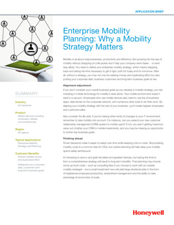 Enterprise Mobility Planning: Why A Mobility Strategy Matters