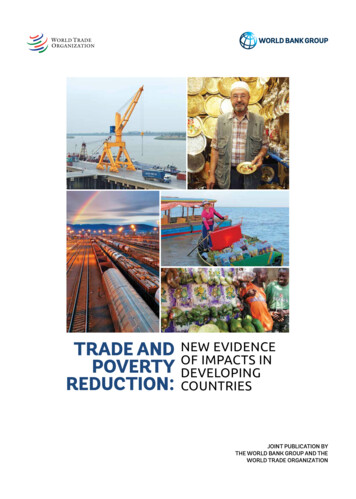 TRADE AND NEW EVIDENCE POVERTY OF IMPACTS IN DEVELOPING . - Global Trade