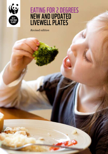 Eating For 2 DEgrEEs NEw And UpdatEd LivEwELL PLatEs - WWF