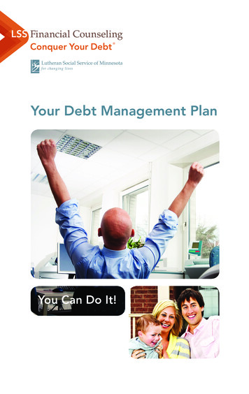 Your Debt Management Plan Booklet - Lssmn 