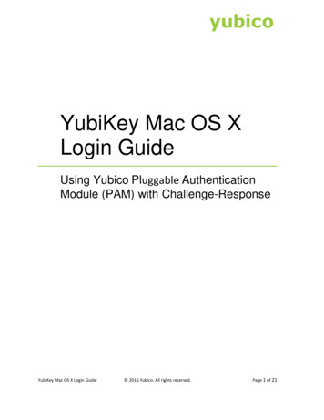 YubiKey Mac OS X Login Guide