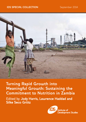 Turning Rapid Growth Into Meaningful Growth: Sustaining The Commitment .