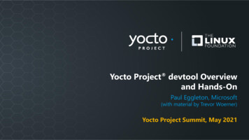 Yocto Project Devtool Overview And Hands-On - ELinux