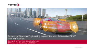 Improving Systems Engineering Capabilities With Automotive . - Vector