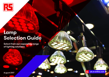 Select From Our Expanding Range Of Lighting Solutions