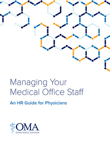 Managing Your Medical Office Staff
