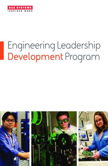 Engineering Leadership Development Program - BAE Systems