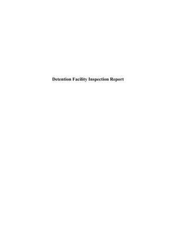 Detention Facility Inspection Report