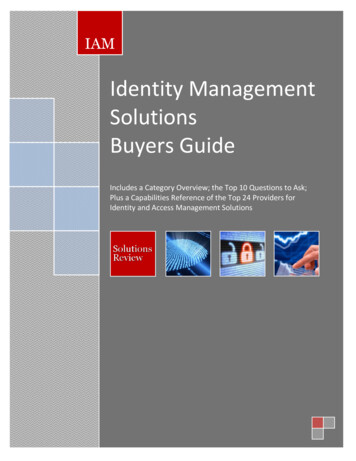 Identity Management Solutions