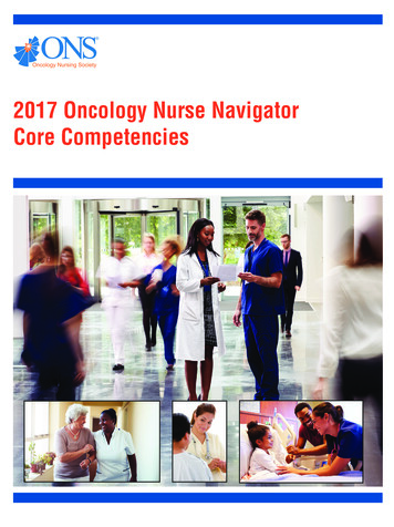 2017 Oncology Nurse Navigator Core Competencies - Ons 