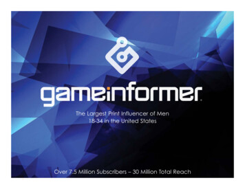 THE GAMES MARKET - Game Informer