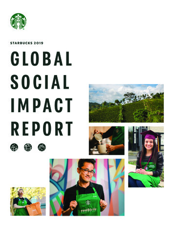 Starbucks 2019 Global Social Impact Report