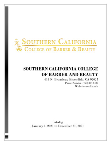 Southern California College Of Barber And Beauty