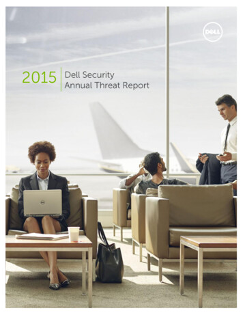 2015 Dell Security Annual Threat Report - Computerwoche.de