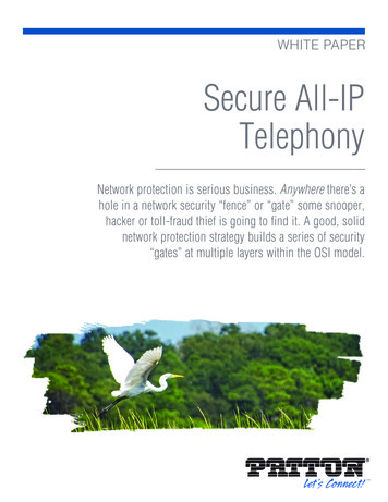 Secure All-IP Telephony White Paper