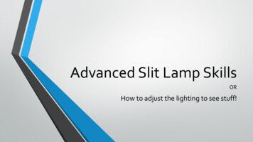 Advanced Slit Lamp Skills - HealthPartners