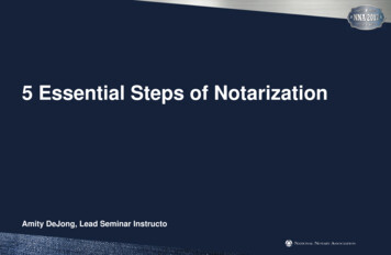 5 Essential Steps Of Notarization - National Notary Association