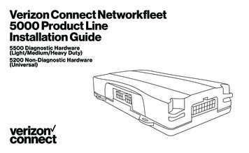 Verizon Connect Networkfleet 5000 Product Line Installation Guide