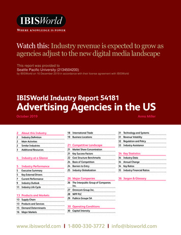 Advertising Agencies In The US - GSA