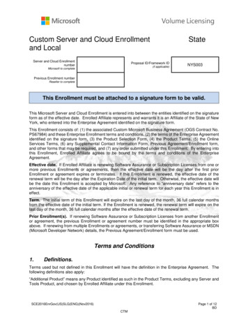 Custom Server And Cloud Enrollment State And Local