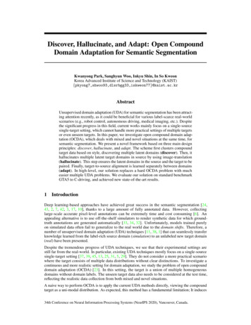 Discover, Hallucinate, And Adapt: Open Compound Domain . - NeurIPS