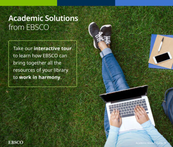 Academic Solutions From EBSCO