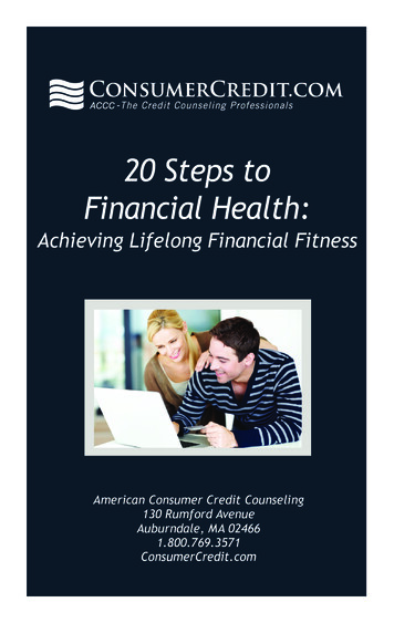 Achieving Lifelong Financial Fitness - Consumer Credit