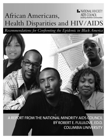 African Americans, Health Disparities And HIV/AIDS - NMAC