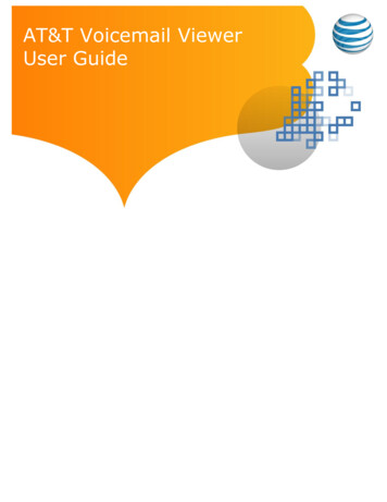 AT&T Voicemail Viewer User Guide