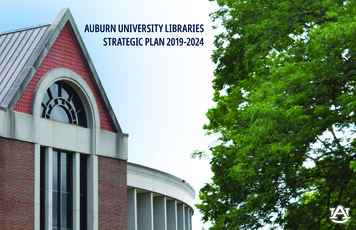 Auburn University Libraries Strategic Plan 2019-2024