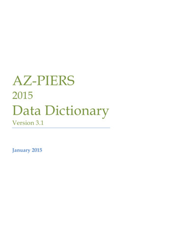 AZ-PIERS - Arizona Department Of Health Services