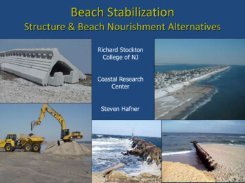 Beach Stabilization - Stockton University