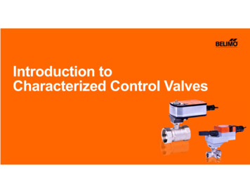 Belimo Characterized Control Valves