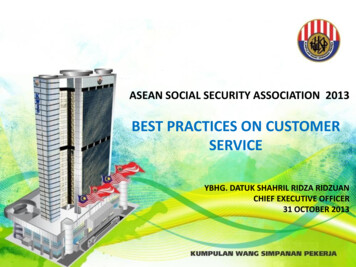 Asean Social Security Association 2013