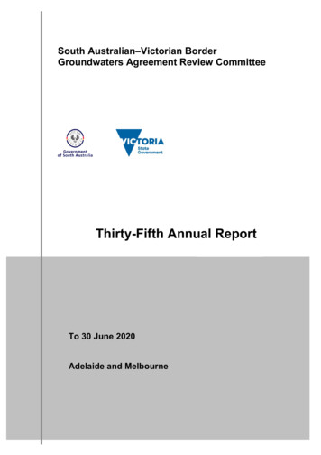 Thirty-Fifth Annual Report