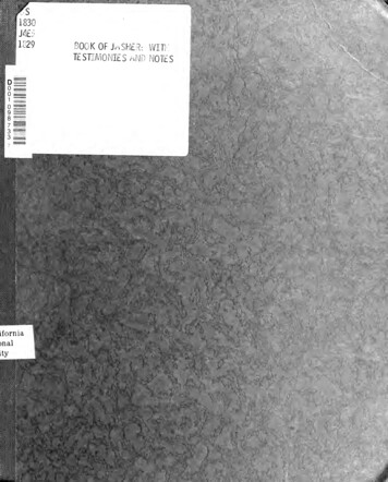 S 1830 J4 5 Bookofjmsher: With Teshmonies And Notes - Matrix Files